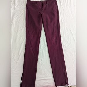 Mexx Skinny Burgundy Dress Pants